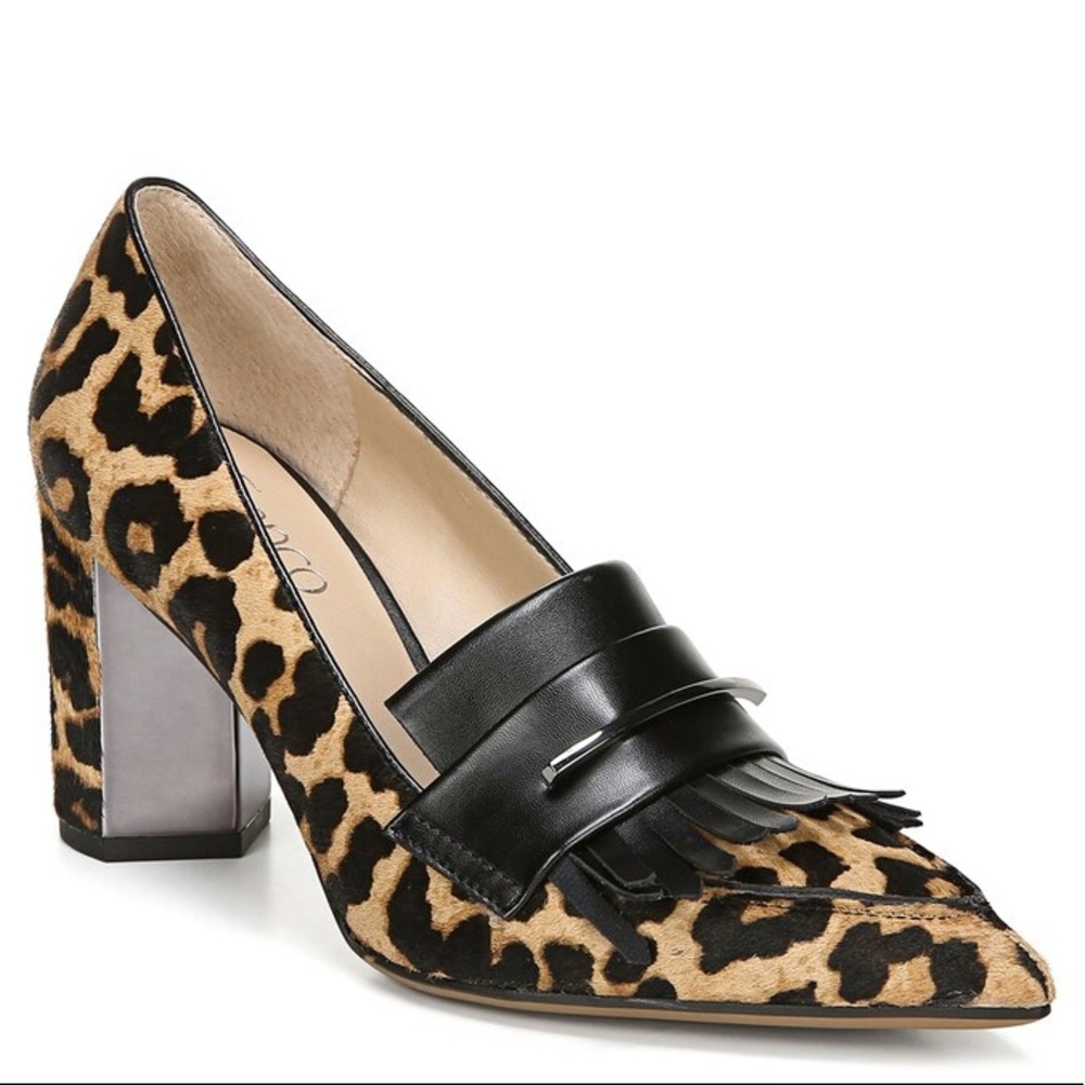 Franco Sarto Noble 2.0 cheetah print heels size 10